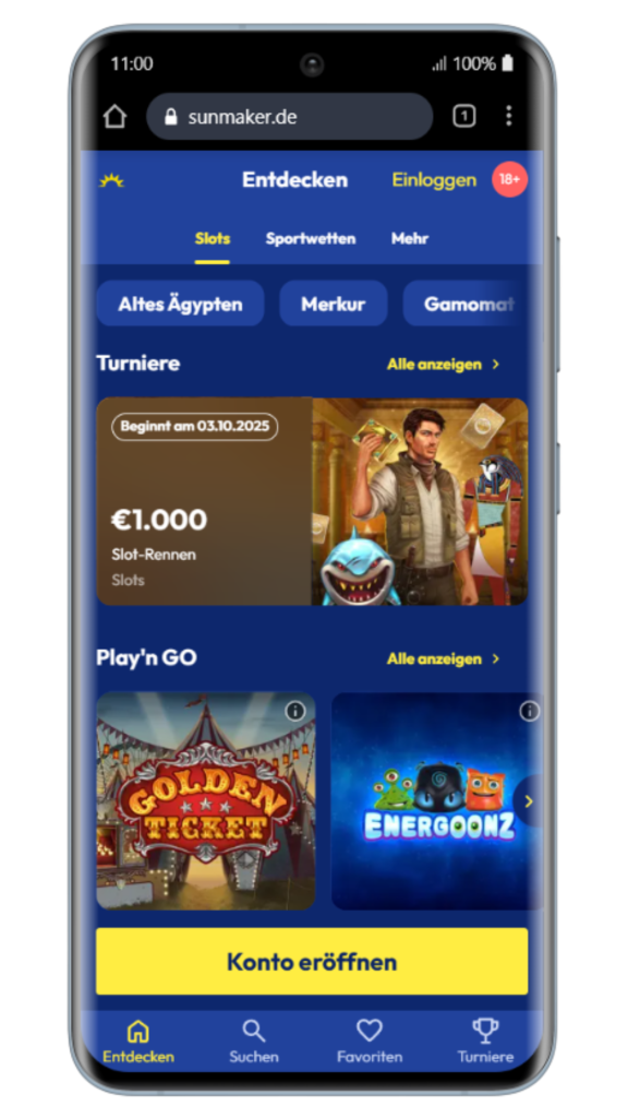 sunmaker slots